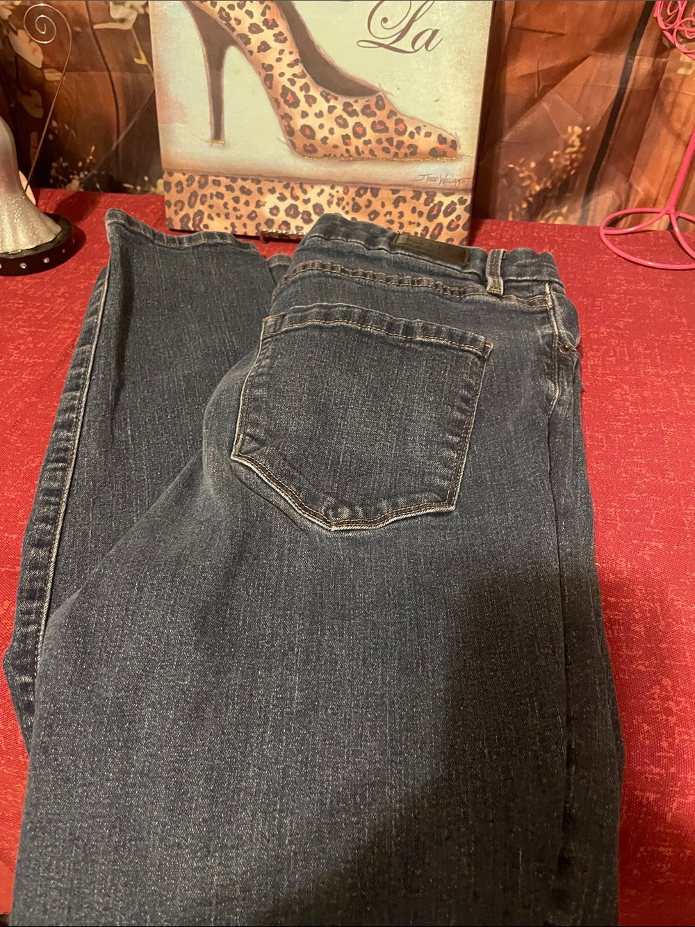Nicole Miller Dark Blue Straight-Leg Women's Jeans
